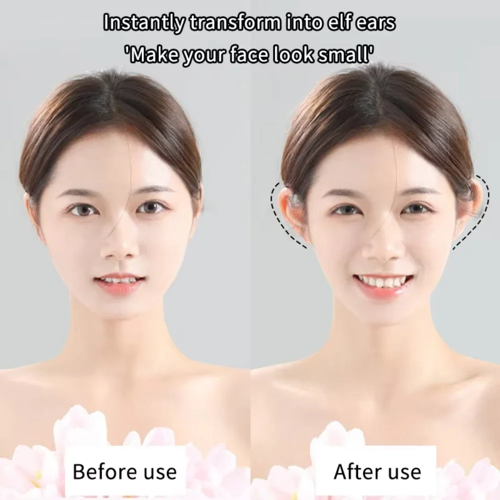 12/30Patches Elf Ear Support Stickers Invisible Ear Corrector Earlobe Support Patches Elf Ear Makeup V-Face Stickers Easy Use