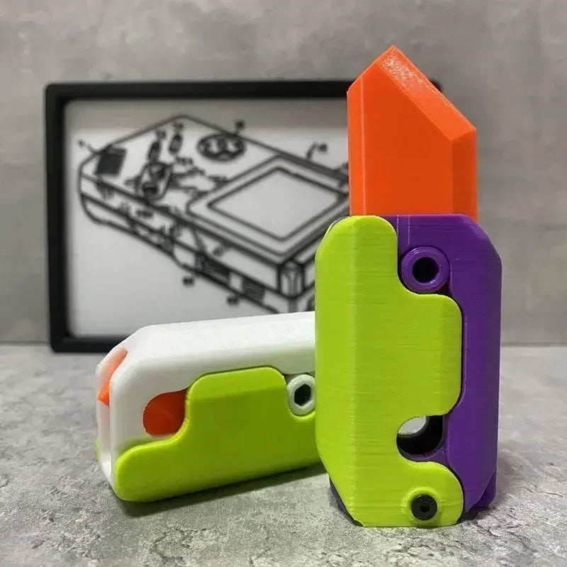 Mini Gravity Printing 1911 Children'S Toy Guns Model Fidget Toy for Kids Adults Stress Relief Toy Children Decompression Gift