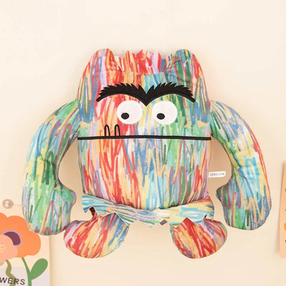 Emothional Monster Plush Toys Big Mouth Demon Stuffed Anime Plushie Colorful Dolls for Birthday Halloween Party Gifts