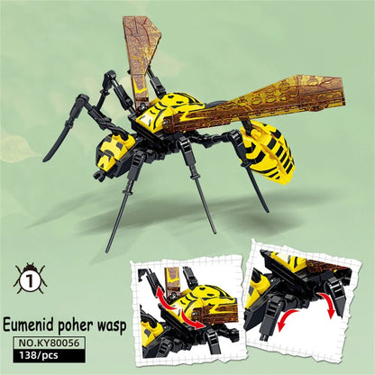 Mosquito Insects Building Blocks Toys Set - Long-Lasting Play for Kids, Great Collectible Models Orchid Mantis Redviidae & More