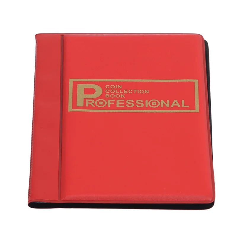 480/120 Coins Storage Book Commemorative Coin Collection Album Holders Collection Volume Folder Hold Multi-Color Empty Coin