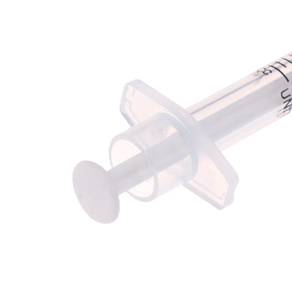 5Pcs 0.3/0.5/1ML Disposable Plastic Veterinary Syringe Orange Cap Sterile Insulin Syringe With Needles For Pet Farm Animal