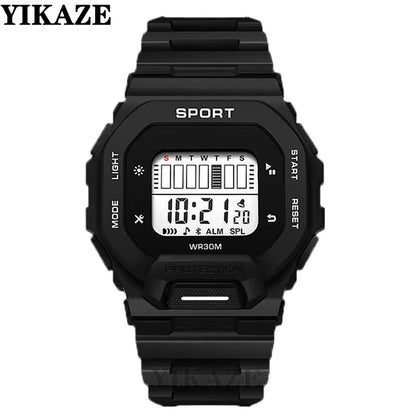 YIKAZE Men Women Sports Watches Multifunction Military Digital Watch Waterproof Fitenss Electronic Wristwatch for Student Man