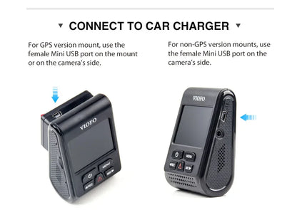 VIOFO A119 V3 2K Car Parking Mode G-Sensor Rota Lens 2560 *1600P DVR Super Night Vision Quad HD Dash Cameras Optional GPS CPL