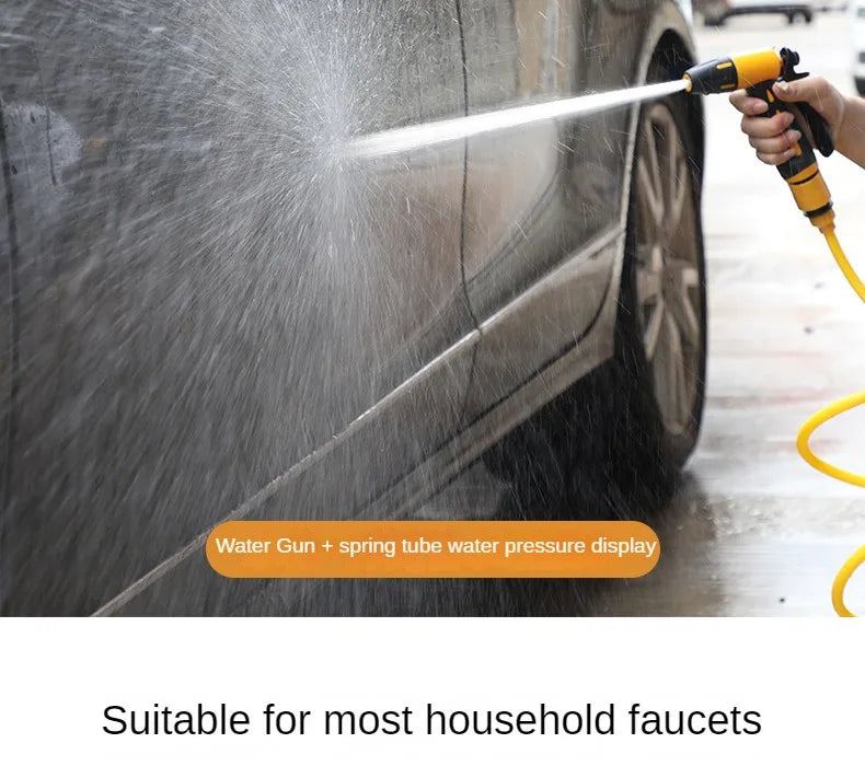 Telescopic Water Pipe with High-pressure Nozzle Car Washing Tool Set Extension Hose Water Hose for Pressure Cleaner