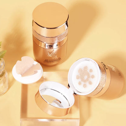 Air Cushion BB Cream Moisturizing Foundation Concealer Whitening Oil-control Waterproof Butterfly Powder Puff  Makeup Cosmetics