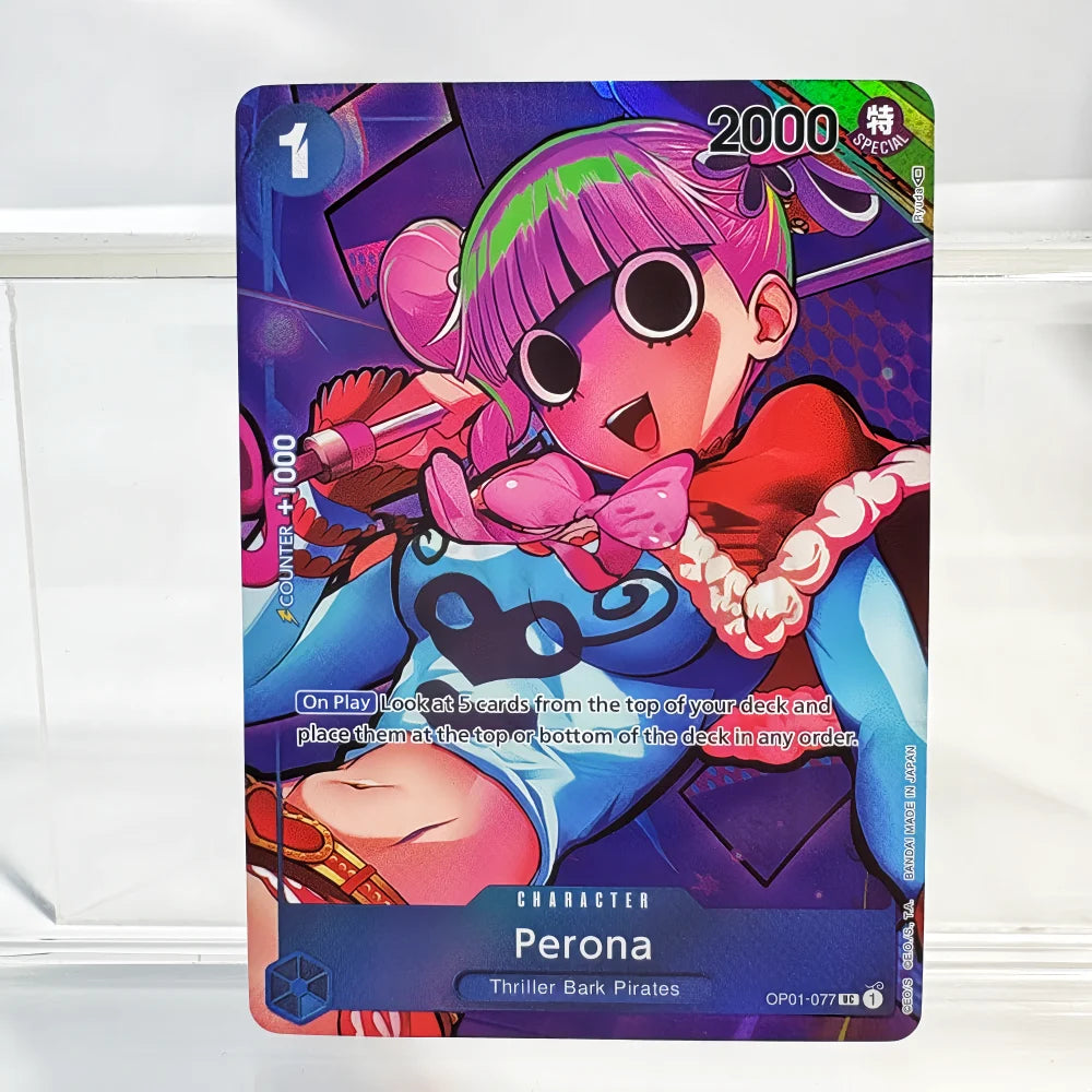 English Version Anime One Piece OPCG Card Nami Straw Hat Crew/Yamato Land of Wano Game Anime Collection Proxy Cards