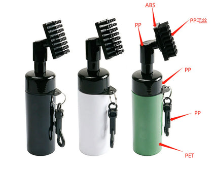 1pc Golf Club Cleaner Tool Integrated Groove Tube Brush and Leakproof Water Squeeze Bottle for Easy Cleaning