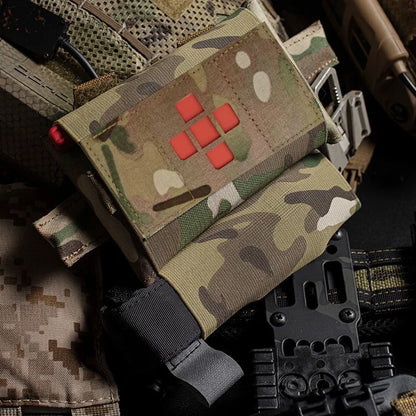 Micro trauma first aid kit, storage bag, trauma survival kit accessories