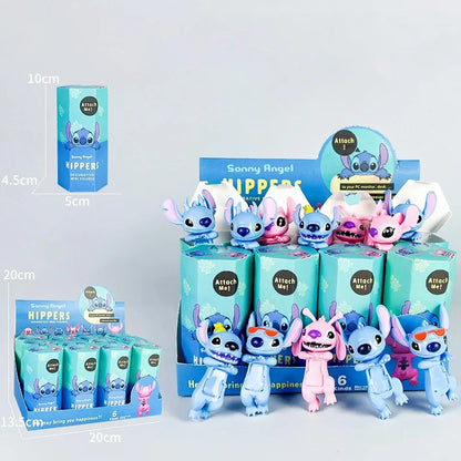 New STITCH Surprise Angel Blind Box Party Angel Mysterious Blind Box Cute Anime Figures Christmas Gifts Model Doll Kids Toys