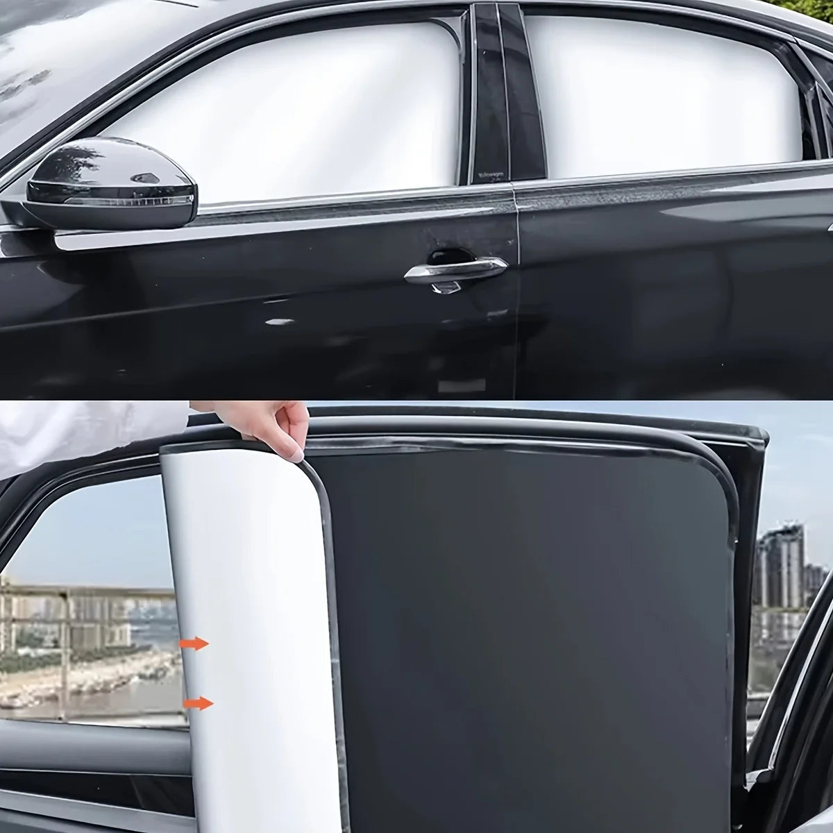 100 Blackout Windshield Sunshades Car Sun Shield Shades Sunshade Covers Summer Magnetic Side Window UV Protection Front Rear