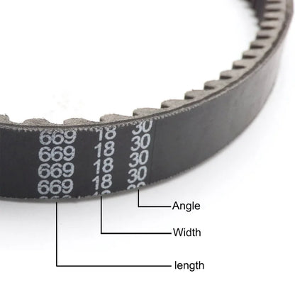 Motorcycle Scooter Drive Belt 669 729 799 743 788 835 842 for GY6 50cc 150cc 139qmb 1p39qmb 147qmd 152qmi 157amj Minarelli JOG
