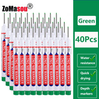 20mm Green 40pcs 1