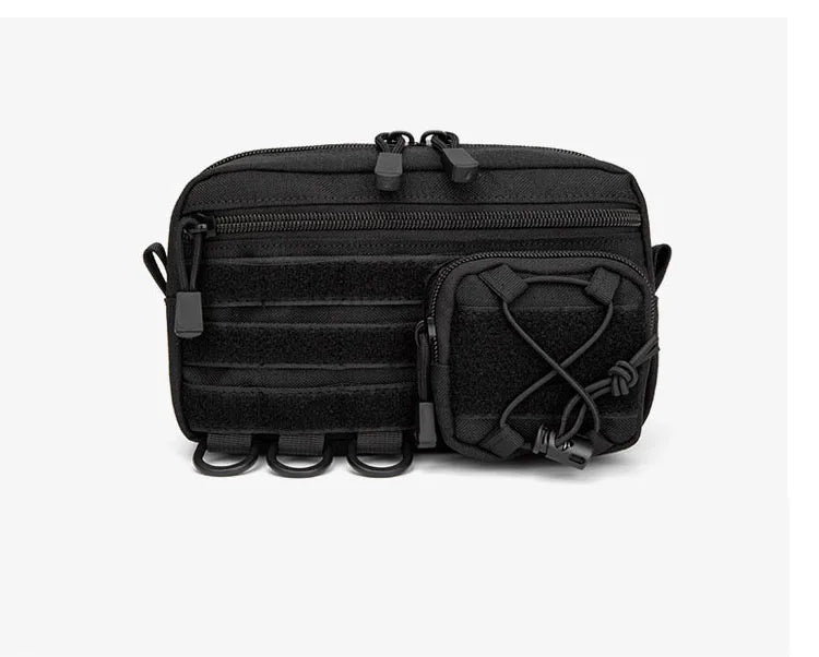 1000D EDC Pouch Molle Organizer Bag Utility EDC Tool Pouch Horizontal Modular Pouch Outdoor Waist Pack EMT Hunting Fanny Pack