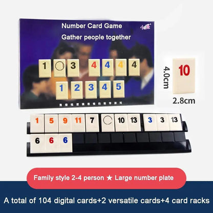 Israeli Mahjong Digital Mahjong Cards Table Game toys Leisure Gathering Multiplayer Board Games Props party game for adults