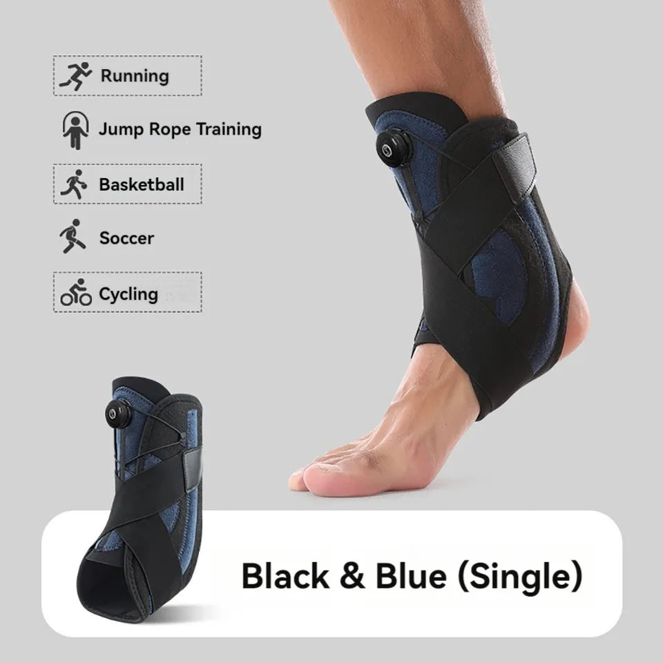 GOBYGO 1Pcs Sport Ankle Protectors Sprain Recovery Joint Protectors Pressurized Support Fixed Rehabilitation Men Women Unisex