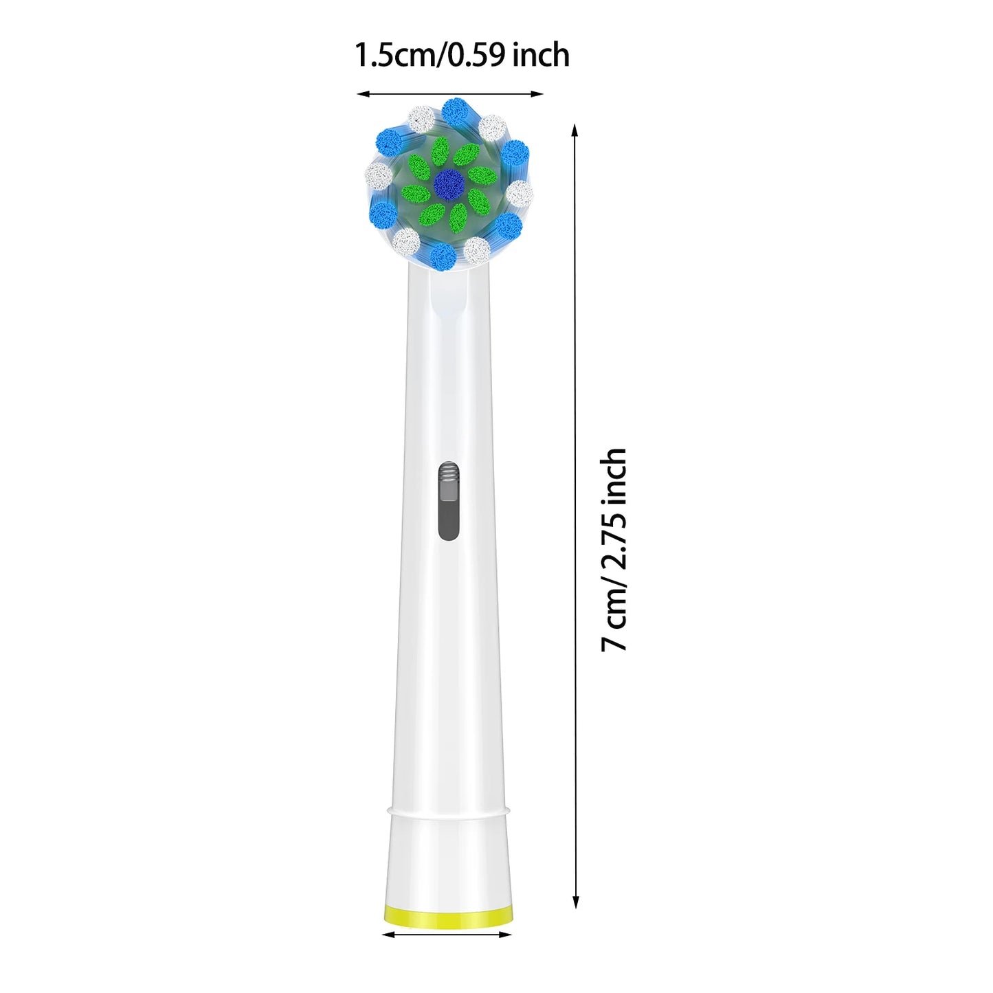 8/16pcs Toothbrush Head Compatible with Braun Oral B Electric Toothbrush, Replacement Toothbrush Heads Fit for Oral b Vitality