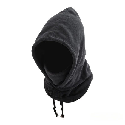 Unisex Winter Balaclava Hat - Windproof Mask with Drawstring, Motorcycle Riding Headwear Warm Winter Hat for Cold Weather