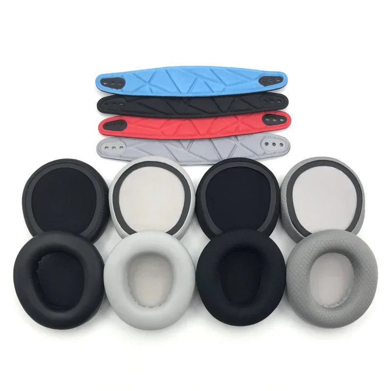 Replacement Pad Earpads Top Headband Cover Ear Cushion Compatible with Arctis Nova Pro Wired Nova 1/1X/1P/3/5/7/7X/7P Headphones