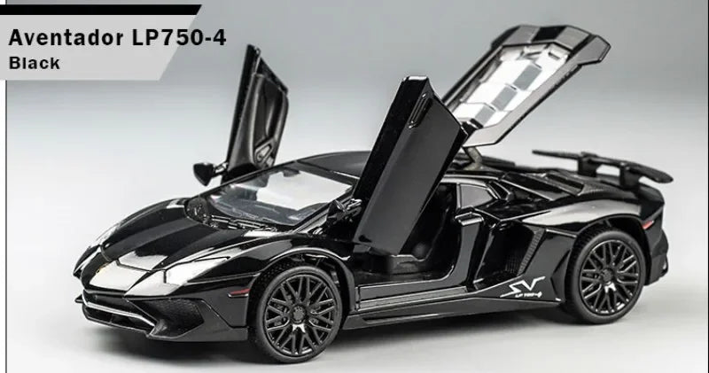 1:32 Lamborghinis SV LP750-4 Alloy Sports Car Model Diecast & Toy Metal Vehicle Simulation Car Model Collection Children's Gifts