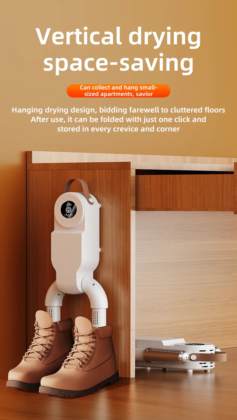 HOMEFISH Intelligent Shoe Dryer Quick Drying Deodorizing Sterilizing Adjustable Timer Household Shoe Warmer And Heater