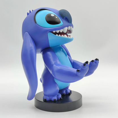 Stitch Over Size Action Figure Toys Game Controller Mobile Phone Holder Collection Cartoon Model Vinyl Doll Ornament Decoration