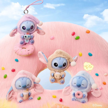Official Stitch cartoon, so sleepy but still takes a bite / Street GENZ series blind box kids' collectible toy Christmas gift