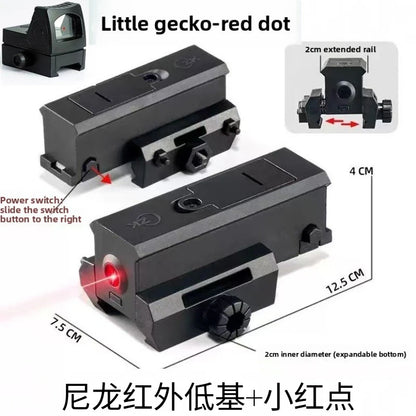 Optimized Low Profile Structure Stable Nylon Low Profile Seat Red Laser Calibrator 20-22mm Rail Space Saving Parts
