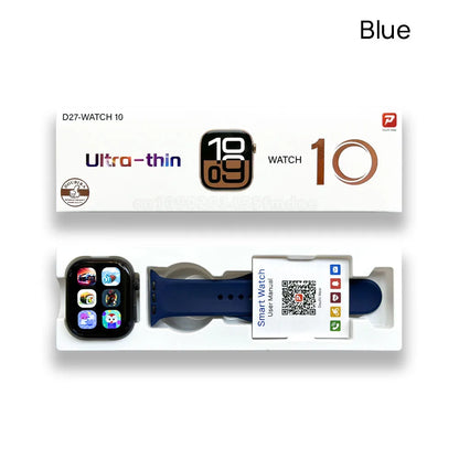 New Watch10 Series GPS Smart Watch Men Always On Display Heart Rate Body Temperature BT Call Women Waterproof Series Smartwatchs