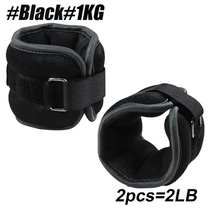 1Pair Adjustable Ankle & Wrist Weights - Neoprene Leg & Arm Weights for Women,Men,Kids - Strength Training for Running,Yoga, Gym