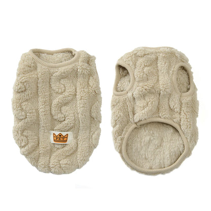 Soft Cozy Cat Clothes Autumn Winter Warm Fleece Sweatshirt for Small Dogs Puppy Kitten Jacket Coat Pet Sphynx Costume Sweater