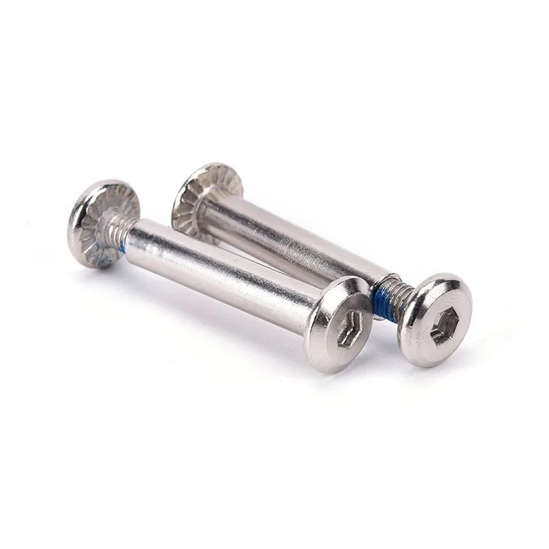 8pcs Skates Screws Roller Skates Parts Axle Male And Female Screws For Inline Skates 31 MM