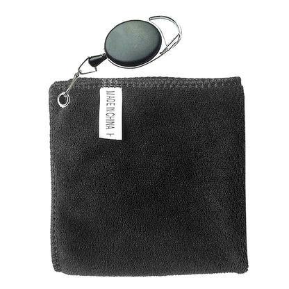 Golf Towel Wet And Dry Golf Cleaning Cloth Perfect For Golfers Cleaning Cloths With Retractable Hook Easy To Carry