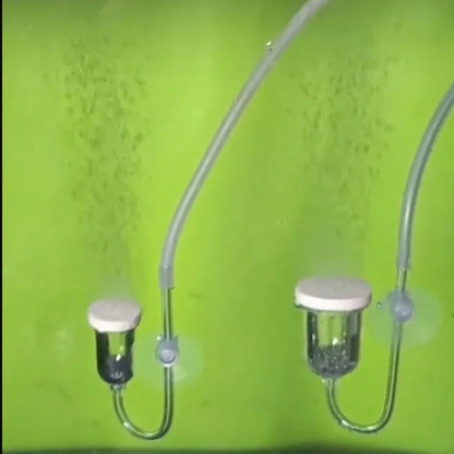 CO2 Diffuser for Aquarium Bubble Reactor CO2 System Atomizer for Fish Tank Live Plants Water Grass Grow Refiner with Suction Cup