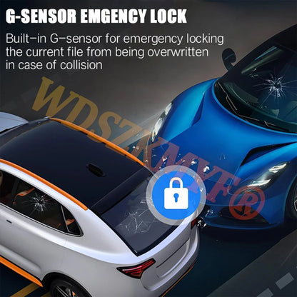 New WIFI 4Channel 360 Degree  Car Dvr 1080P Video Recorder WiFi APP Dashcam 24h Parking Monitor Rear View Camera Car Recorder