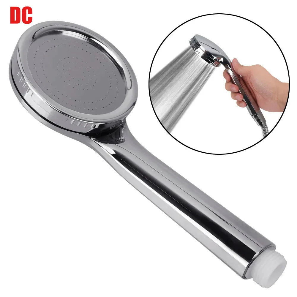 Rainfall Chrome Bath Shower Head 1pc Water Saving Spray Nozzle High Quality Pressurized Nozzle Shower Head High Pressure