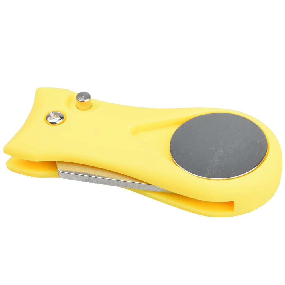 1PCS Foldable Golf Divot Repair Tool with Ball Marker - Switchblade Style Pitch Fork & Groove Cleaner Portable Golf Accessories