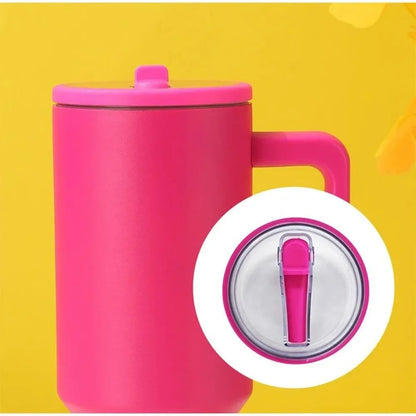 For Stanley Spill-proof Cup Cover 40oz Replaceable Environmental Protection Cup Cover Creative Spiral Straw Cover Cup Accessorie