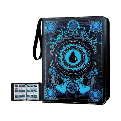 9 Pocket Card Binder with Sleeves 900 Double Sided Pocket Premium Collector Card Album,Card Collection Folder for Game,Sport