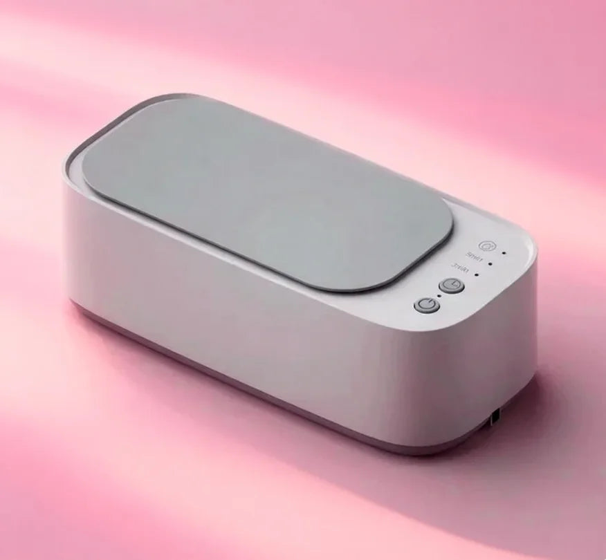 Ultrasonic Cleaning Machine Mini High-frequency Vibration Cleaning Adjustable Glasses Jewelry Pacifier Timed Cleaning Tool