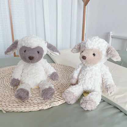 Soft Fluffy Sheep Toys Animal Stuffed & Plush Dolls 35cm Cuddly Lamb for Kids Children Gifts Appease Toys Sleeping Pillow