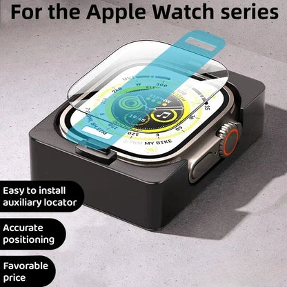 Install Tray Screen Protector for Apple Watch Ultra 49mm Series10 42mm 46mm For iWatch 9 8 7 6 5 4 3 SE 45mm 41mm 44mm 40mm 38mm