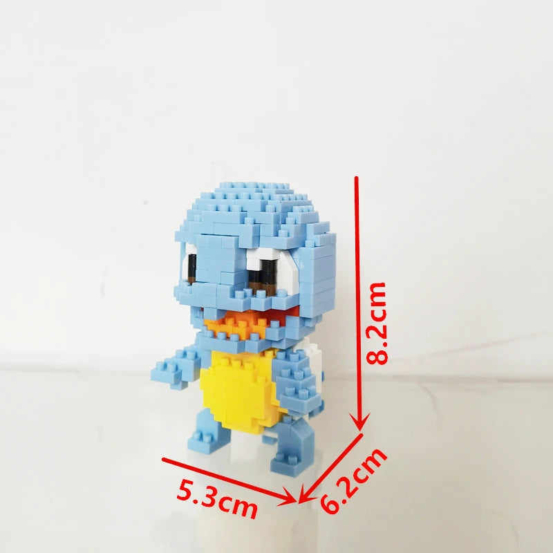 75 Style Building Blocks Assembly Anime Picachu Charizard Doll Blastoise Bulbasaur Gengar Bricks Figures Toy for Kid Gift