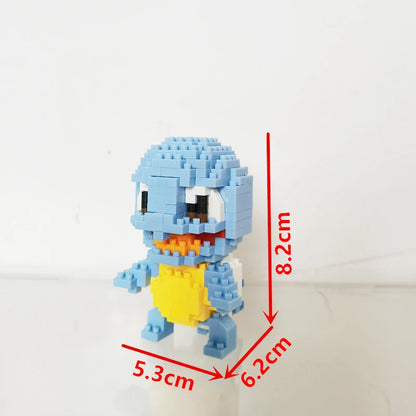 75 Style Building Blocks Assembly Anime Picachu Charizard Doll Blastoise Bulbasaur Gengar Bricks Figures Toy for Kid Gift