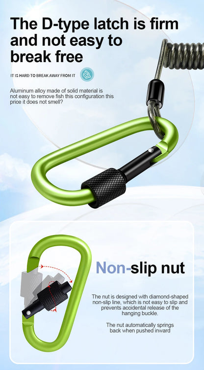 Durable Anti-Lost Lanyard 1/1.2/1.5/2.0m Telescopic Elastic Retention Rope Safety Spring Lanyard Rope Key Ring Chain Accessories