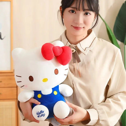 2 style Hello Kitty Anime Hello Kitty Stuffed Toys Plushier Soft Pillow Birthday Gifts For Girls Kawaii Hello Kitty Plush Dolls