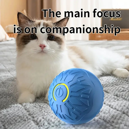 Smart Dog Toy Ball Automatic Interactive Pet Electronic Rolling USB Rechargeable Moving Bouncing for Puppy to Large Dog Chew Toy