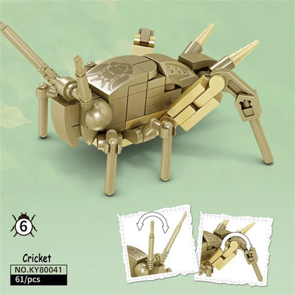 Locust Insects Building Blocks Toys Set - Long-Lasting Play for Kids, Great Collectible Models Carabid Cricket Blattodea & More