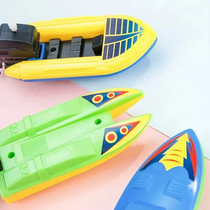 1pc Speed Boat Clockwork Toys Ship Wind Up Float In Water Kid Toys Classic Bathtub Shower Bath Toy for Children‘s Gift Boy Toys
