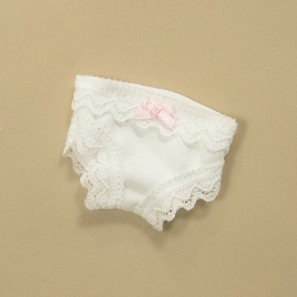 Blyth Panties Cute Lace Leggings White Pants for Ymy Licca Azones Ob22 24 27 Doll Accessories